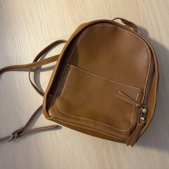 Leather Backpack - Picture 1 of 7